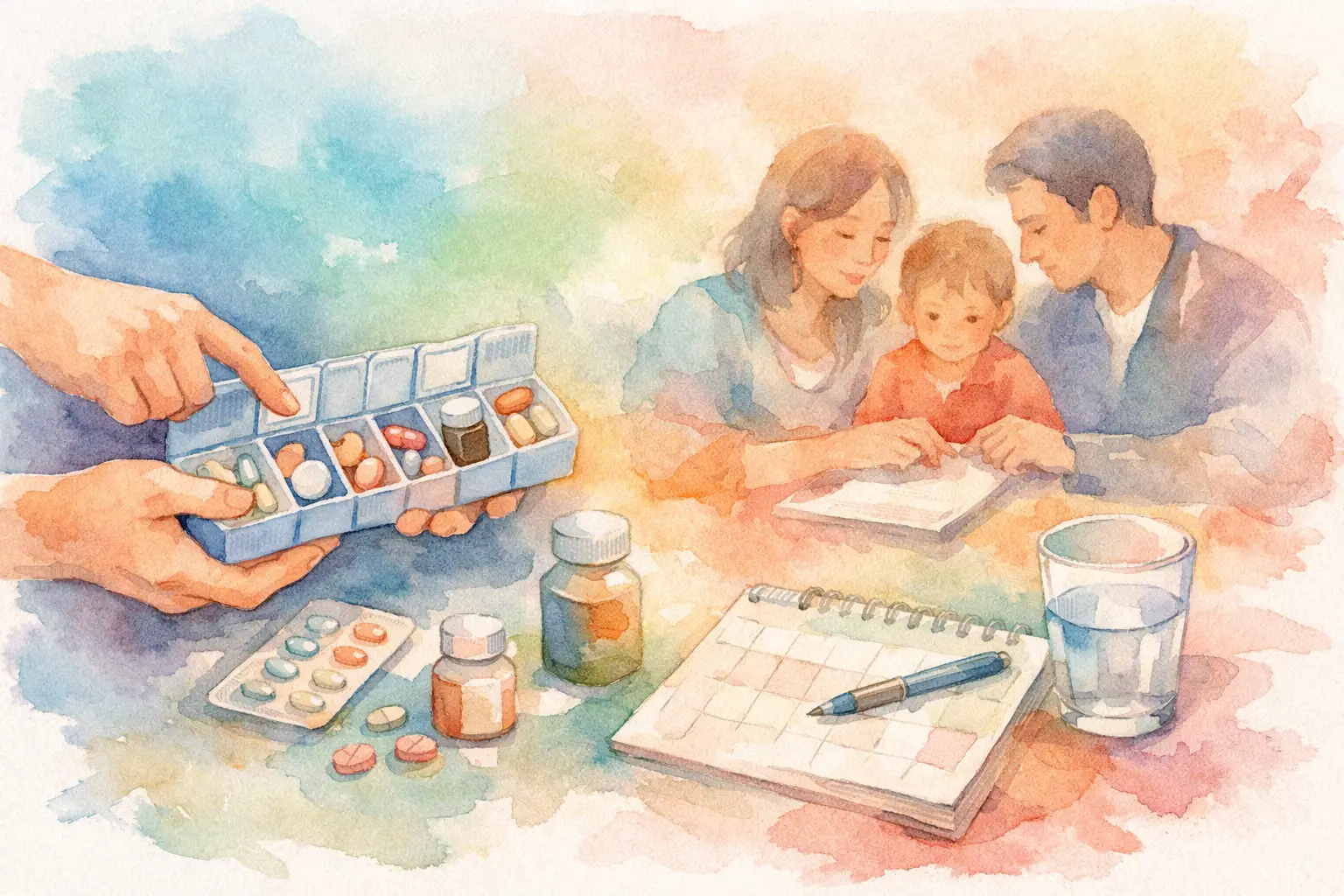 Come condividere un piano farmaci in famiglia
