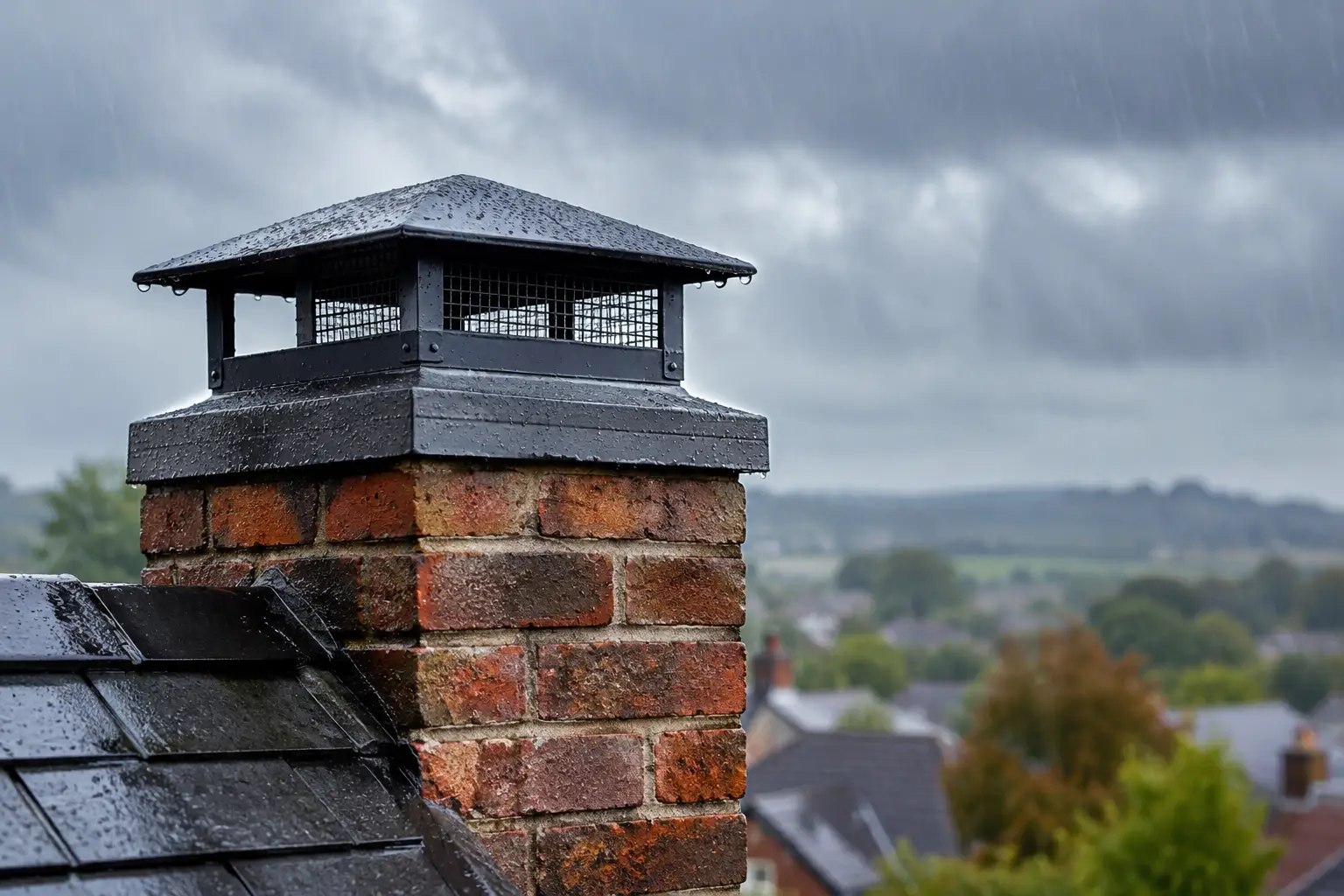 Best Chimney Caps for Rainy UK Weather