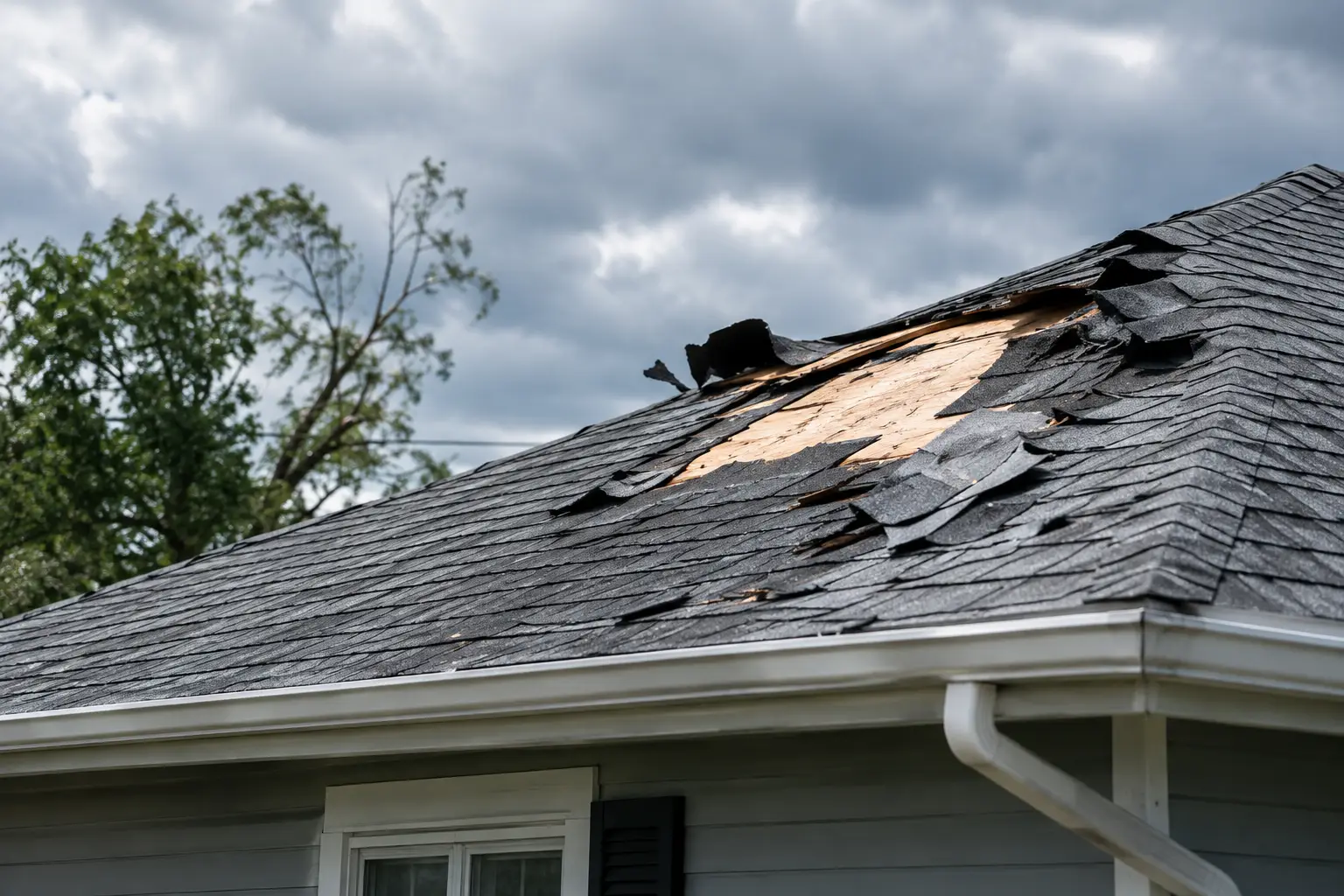 A Storm Damaged Roof Example and Next Steps