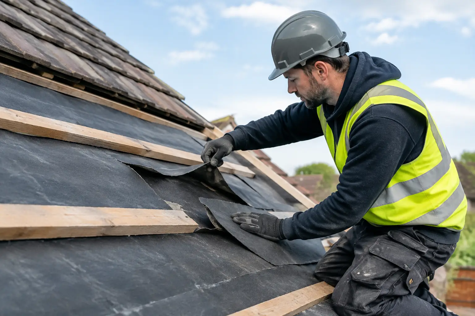 How to Fix Damaged Roof Underlay on a UK Home