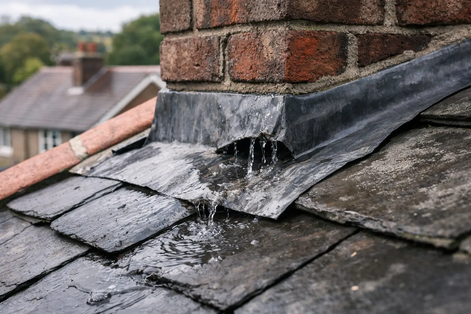 What Causes Chimney Flashing Leaks in UK Homes?