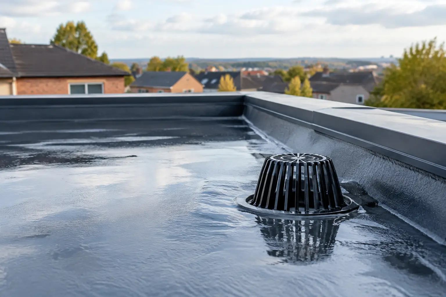 Flat Roof Drainage Guide for UK Properties