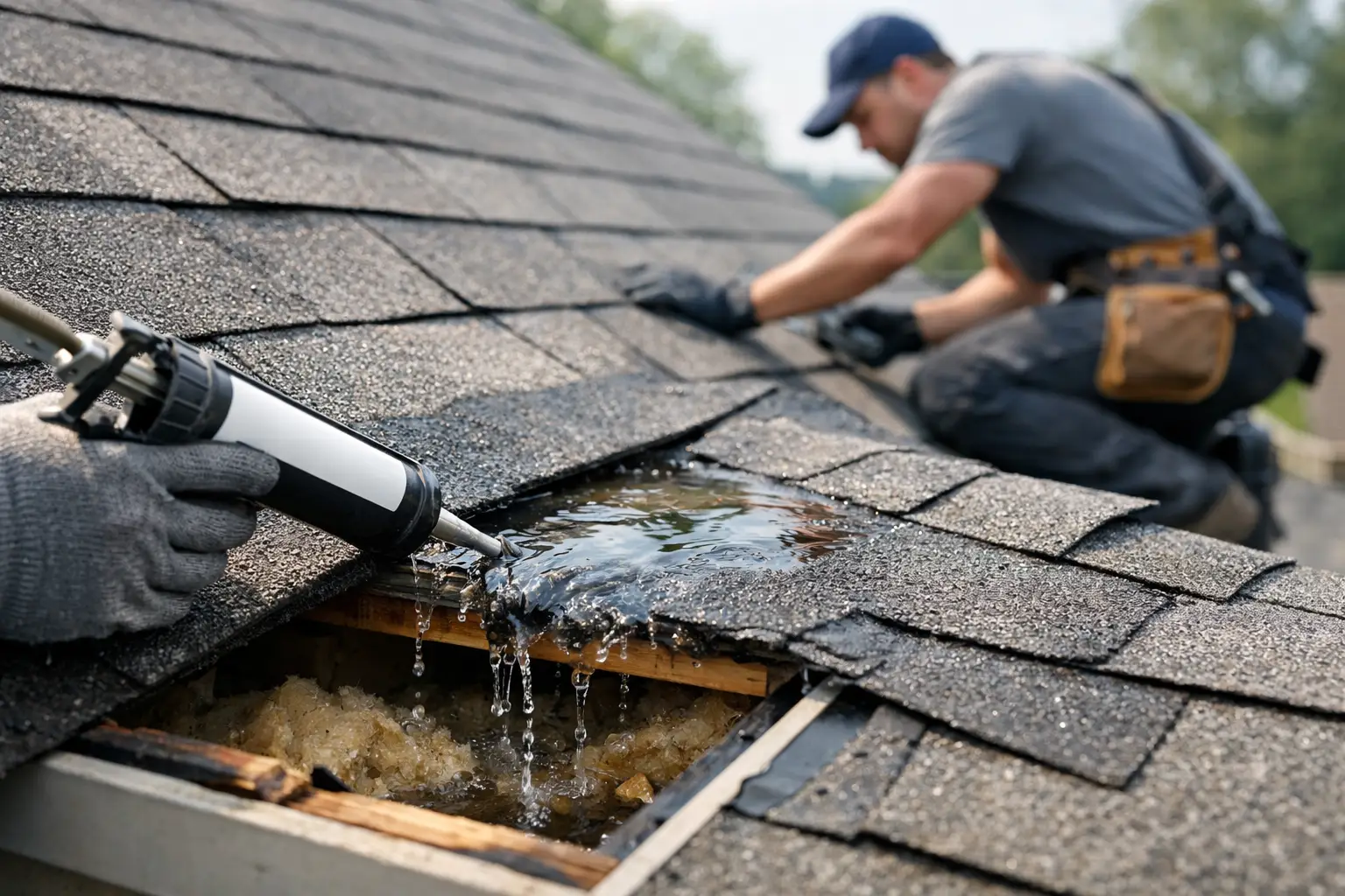 Roof Leak Repair Before Water Damage Spreads