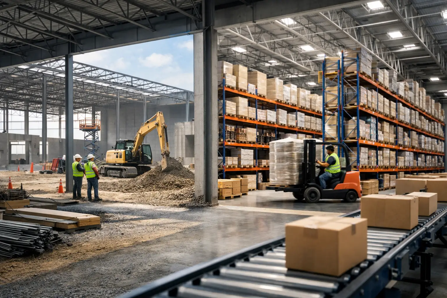 How to Phase Warehouse Construction Without Lost Throughput
