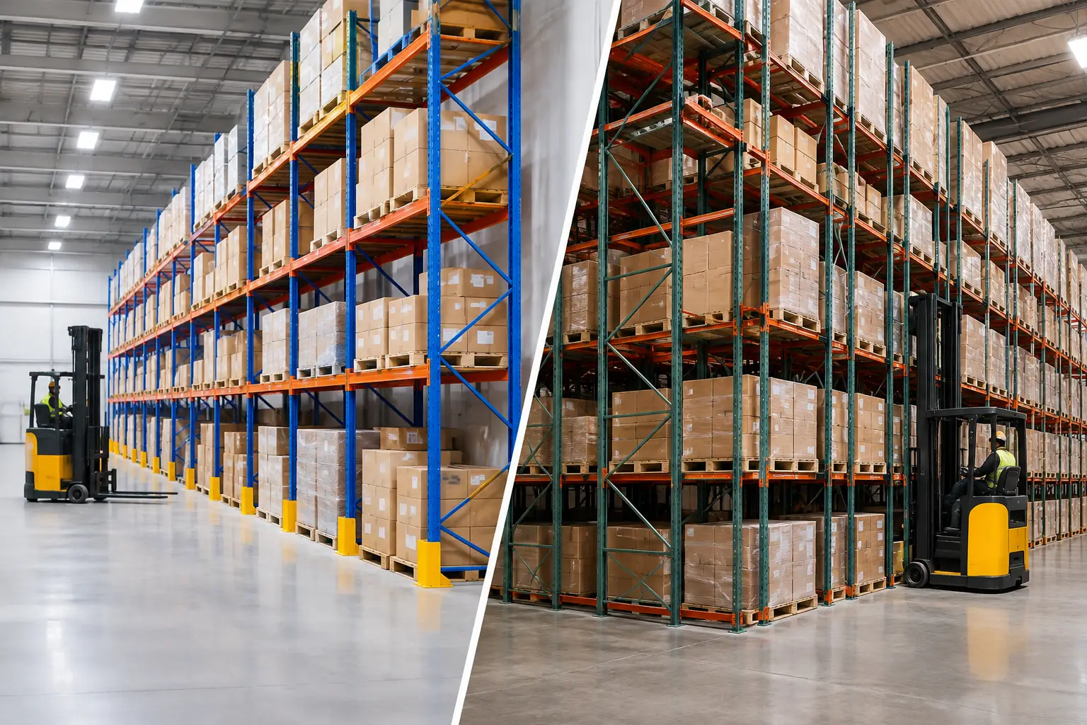 Selective Racking vs Double-Deep Racking