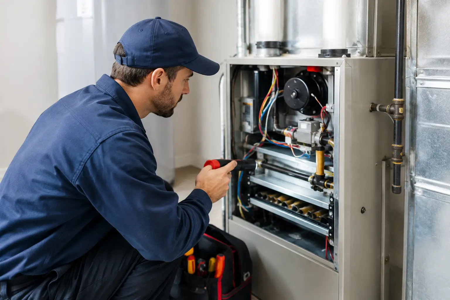 Vérifications panne fournaise électrique maison