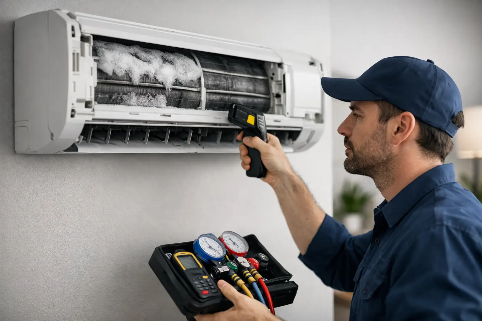 Réparation climatiseur mural qui ne refroidit plus