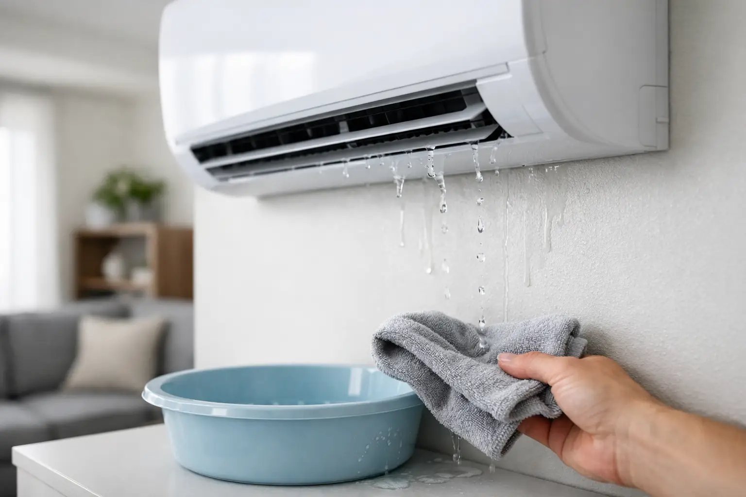 Pourquoi ma thermopompe coule à l'intérieur?