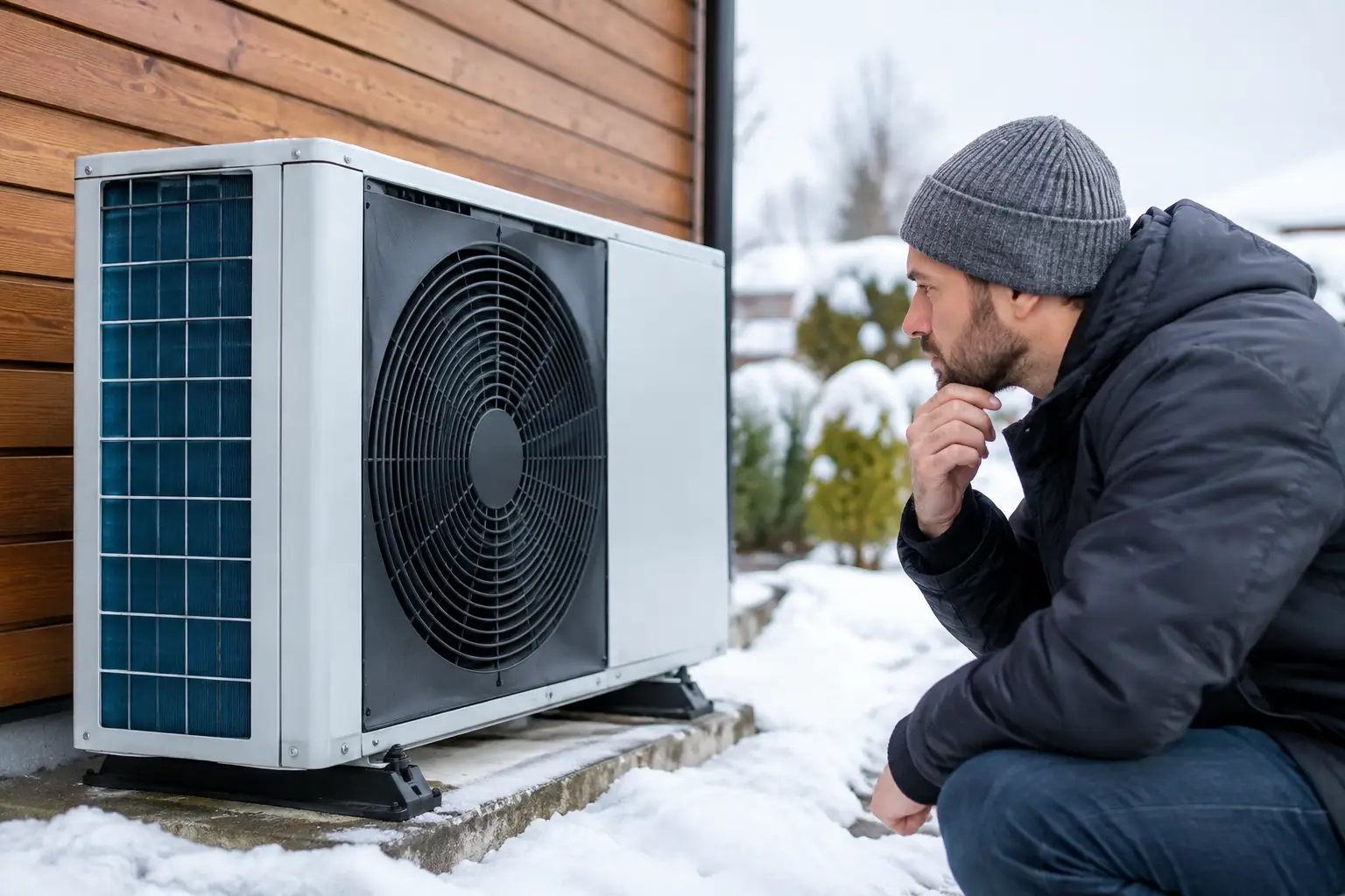 Thermopompe : perte d’efficacité en chauffage