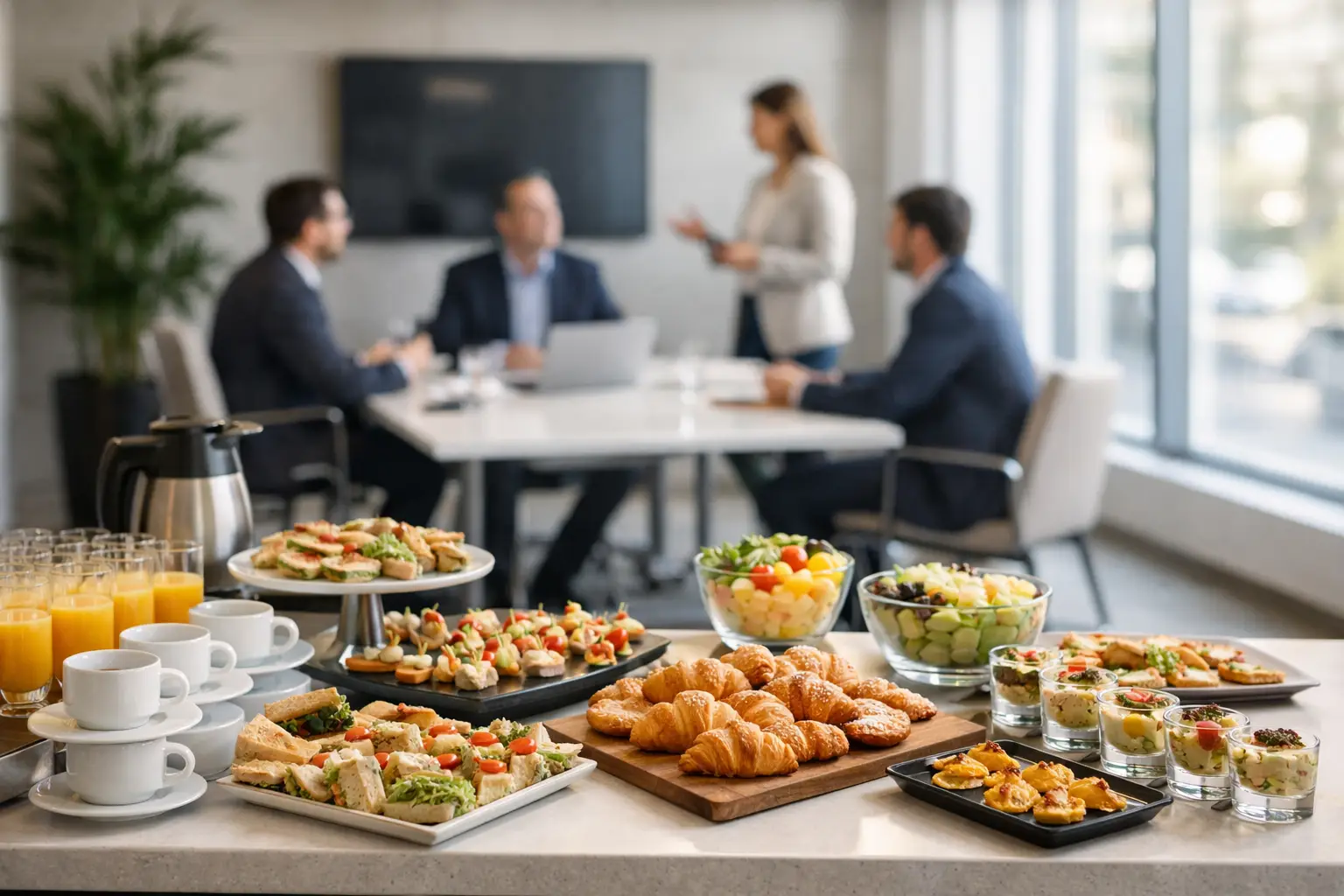 Espaço com catering empresarial que rende mais