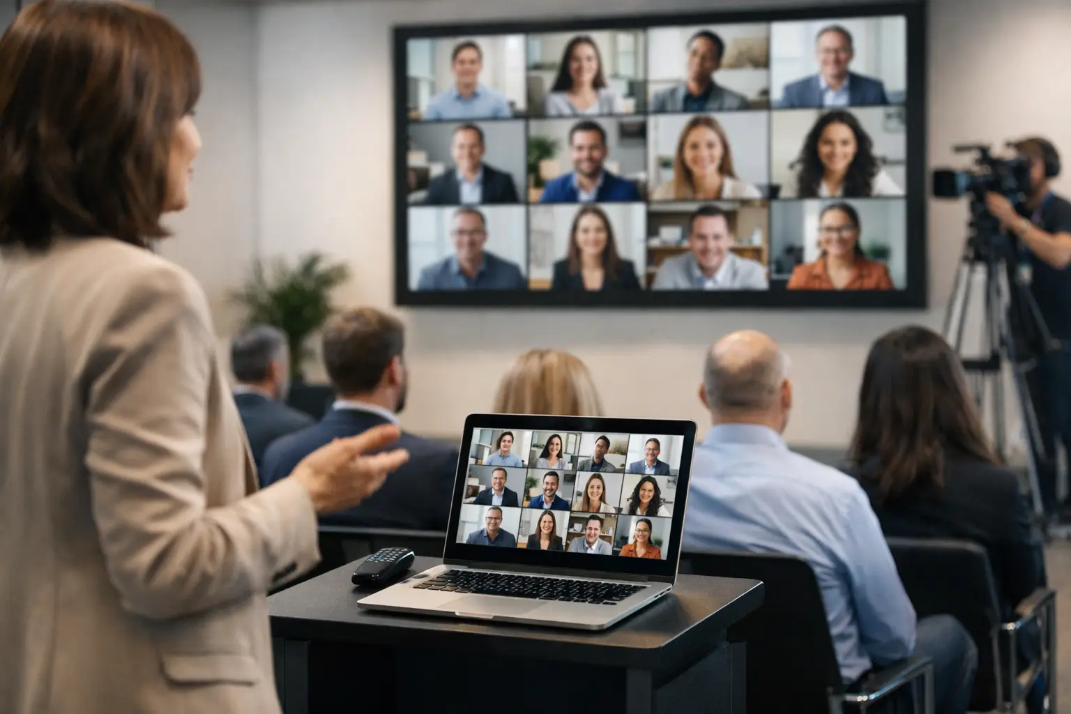 Como montar evento híbrido corporativo
