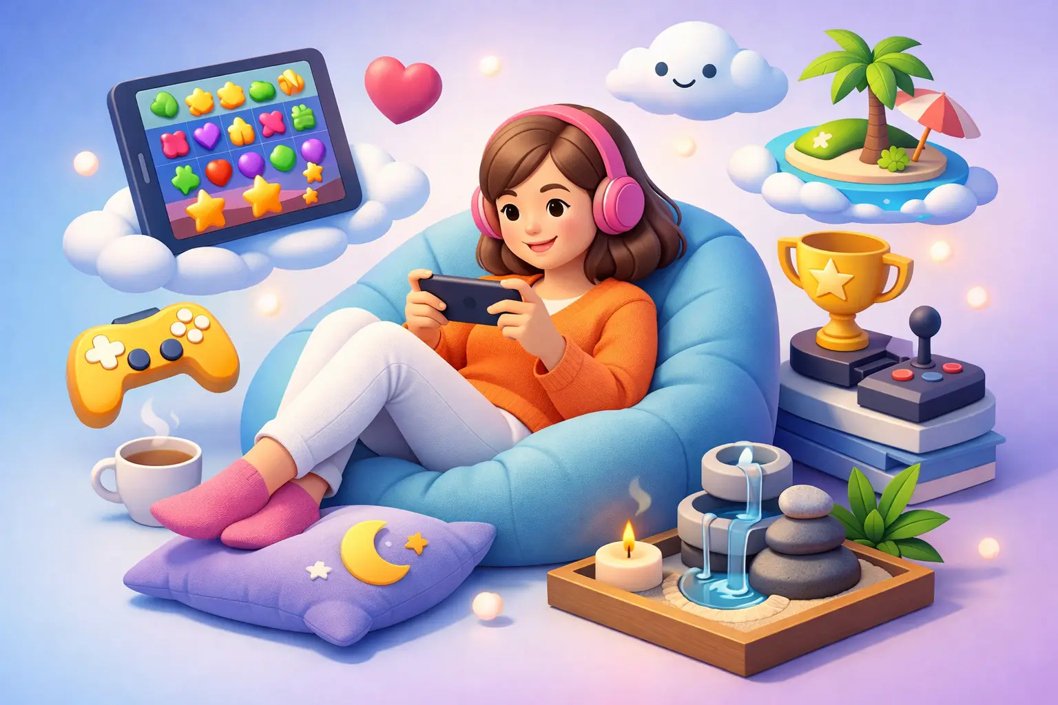 Can Casual Games Reduce Stress? What Helps Most