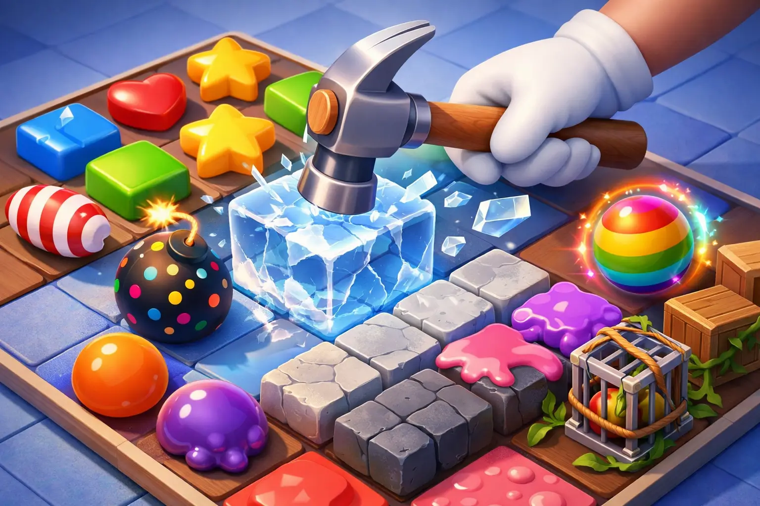How to Clear Puzzle Obstacles in Match-3 Games