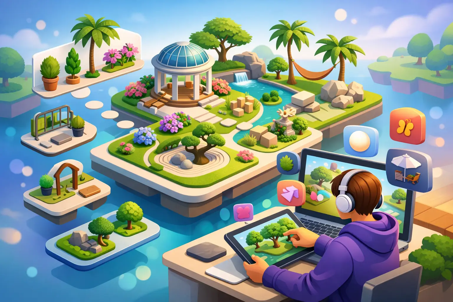 How to Decorate Virtual Gardens With Style