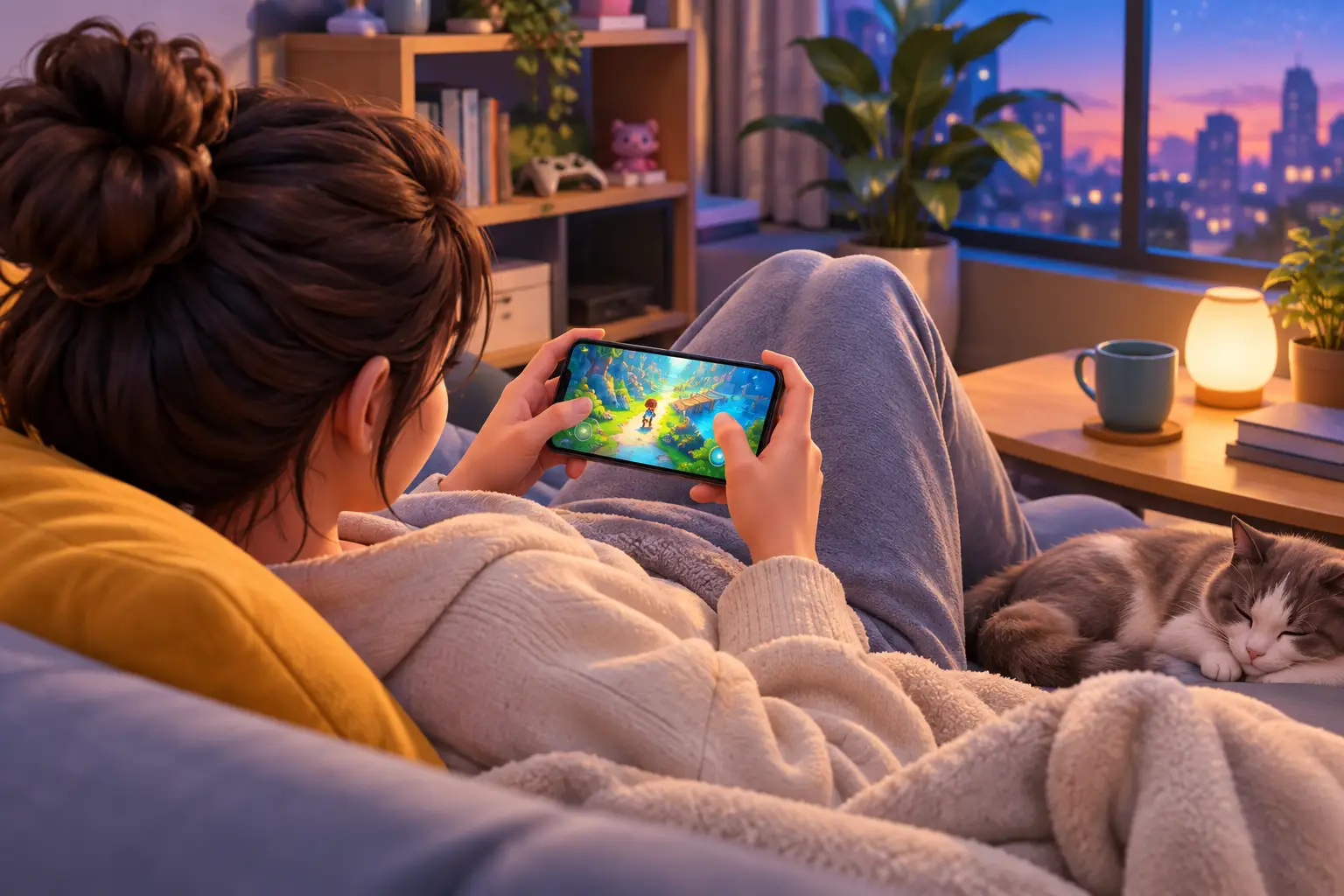 A Guide to Relaxing Mobile Gaming for Your Evening