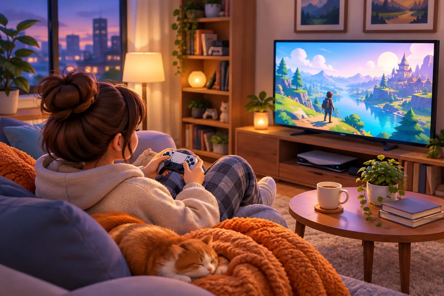 Cozy Gaming for a Better Evening Routine