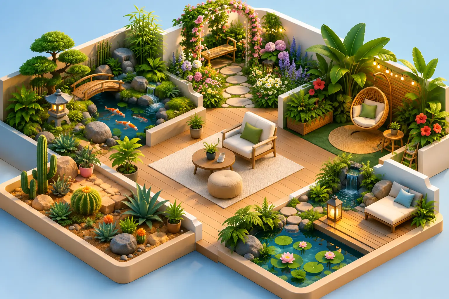 Virtual Garden Themes for a More Personal Space