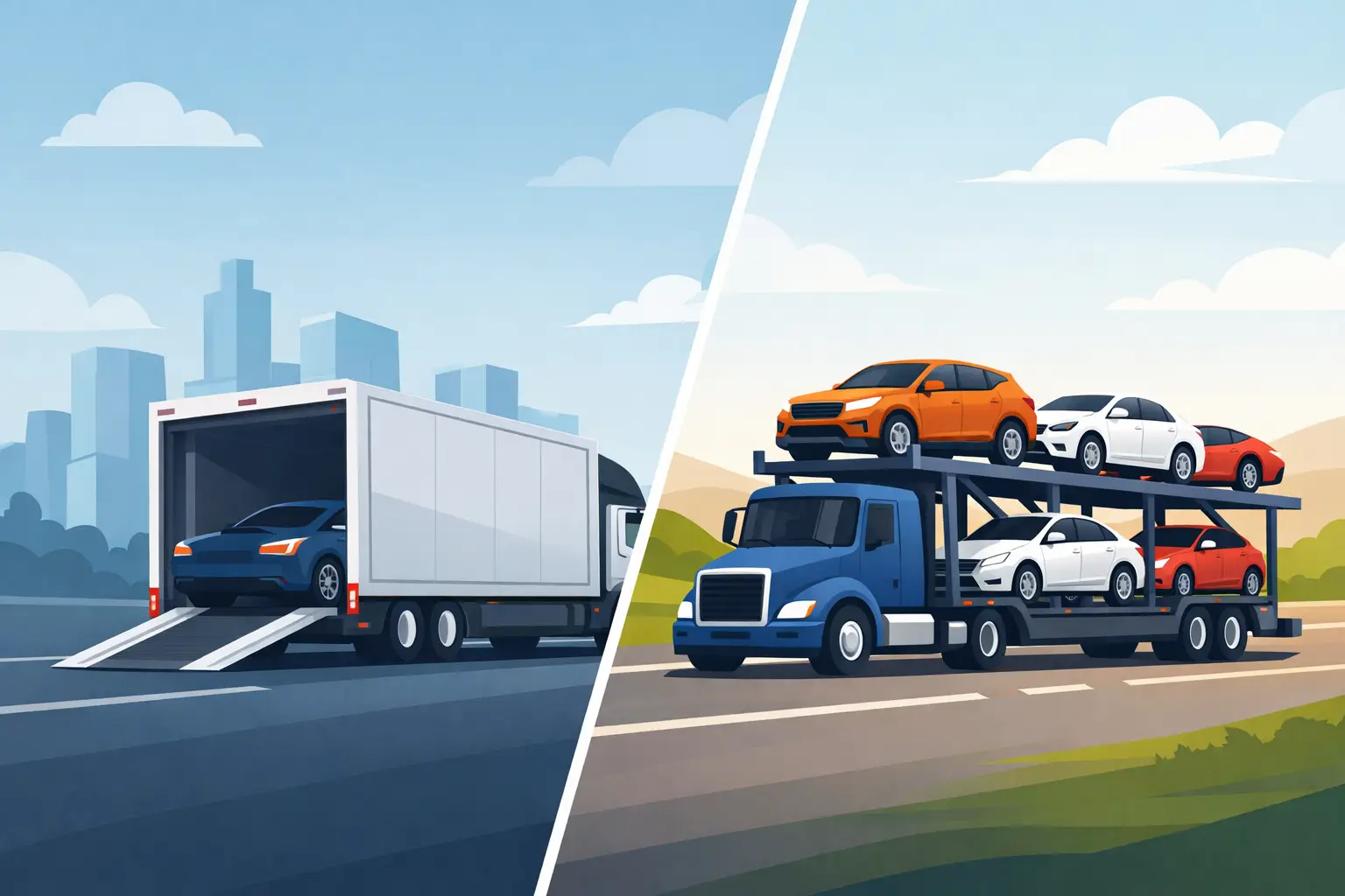 Covered Versus Open Car Transport