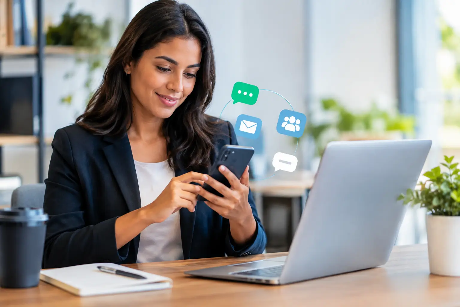 Software de mensagens corporativas para crescer
