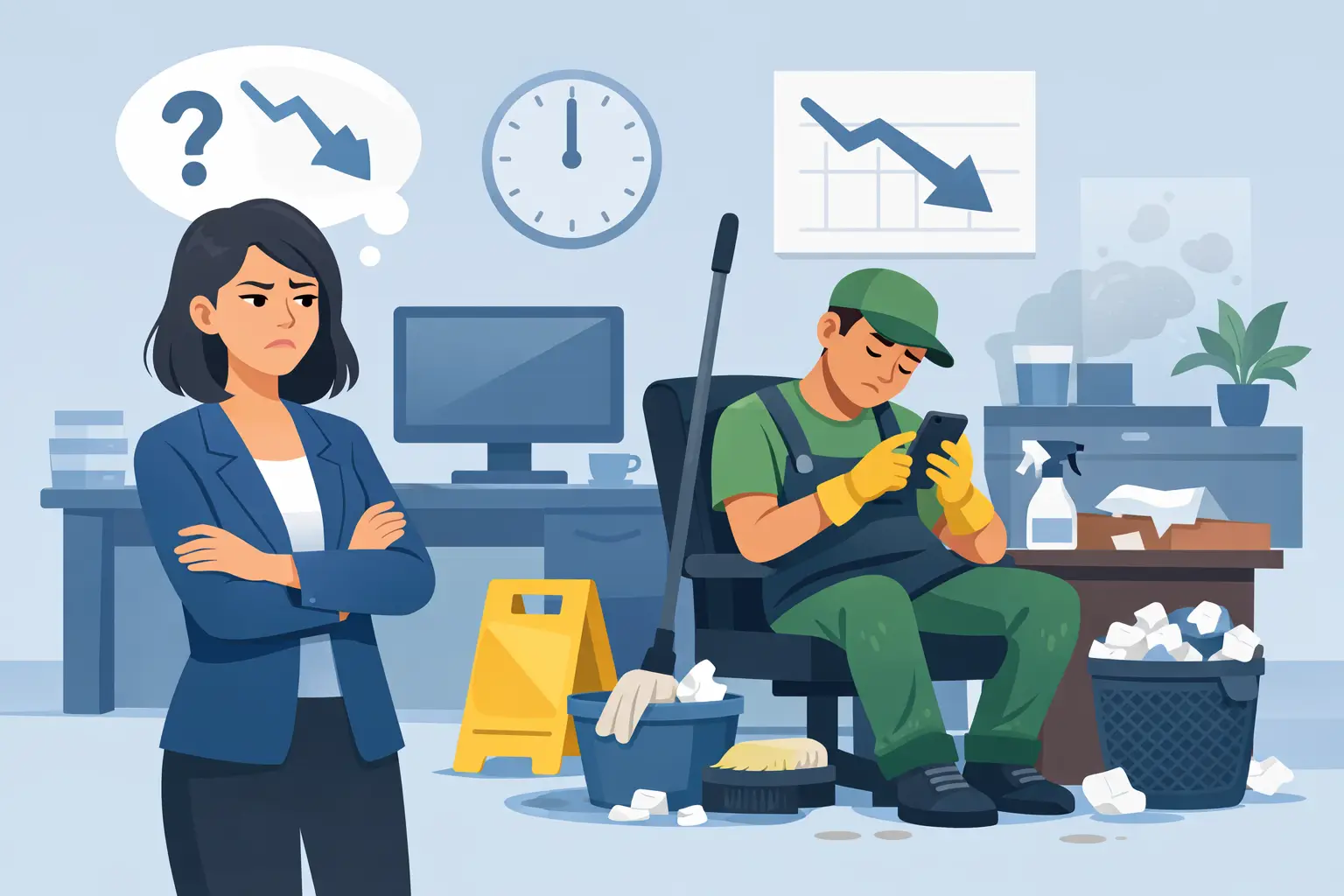 Top Signs Your Cleaner Underperforms at Work