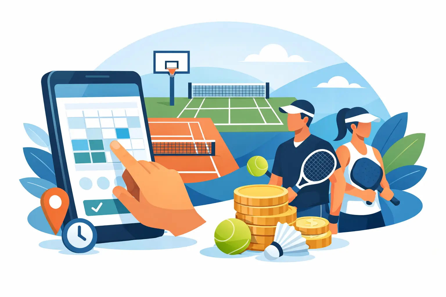 Pay and Play for Sports Clubs: Book More Courts