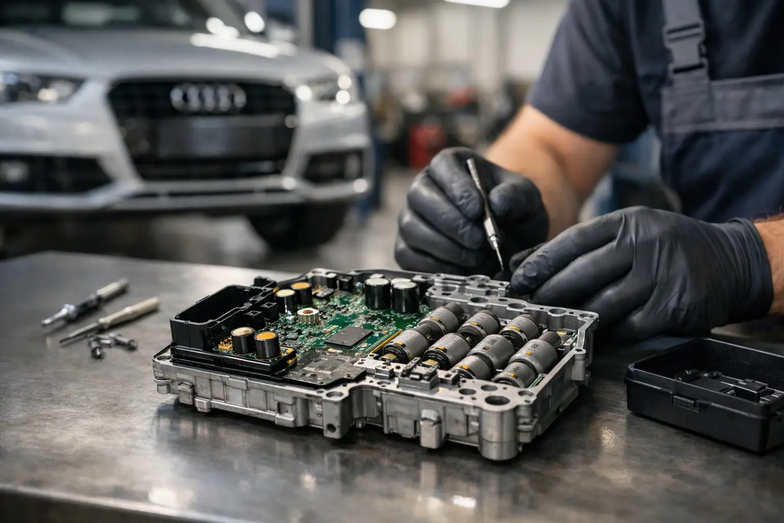 Naprawa sterownika Multitronic Audi - objawy