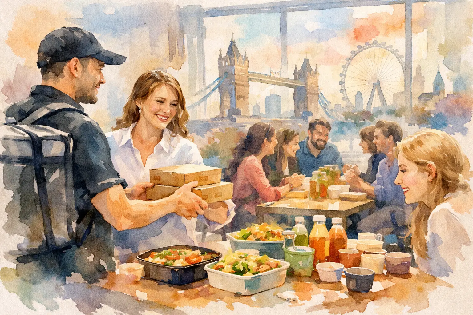 Team Lunch Delivery London People Look Forward To