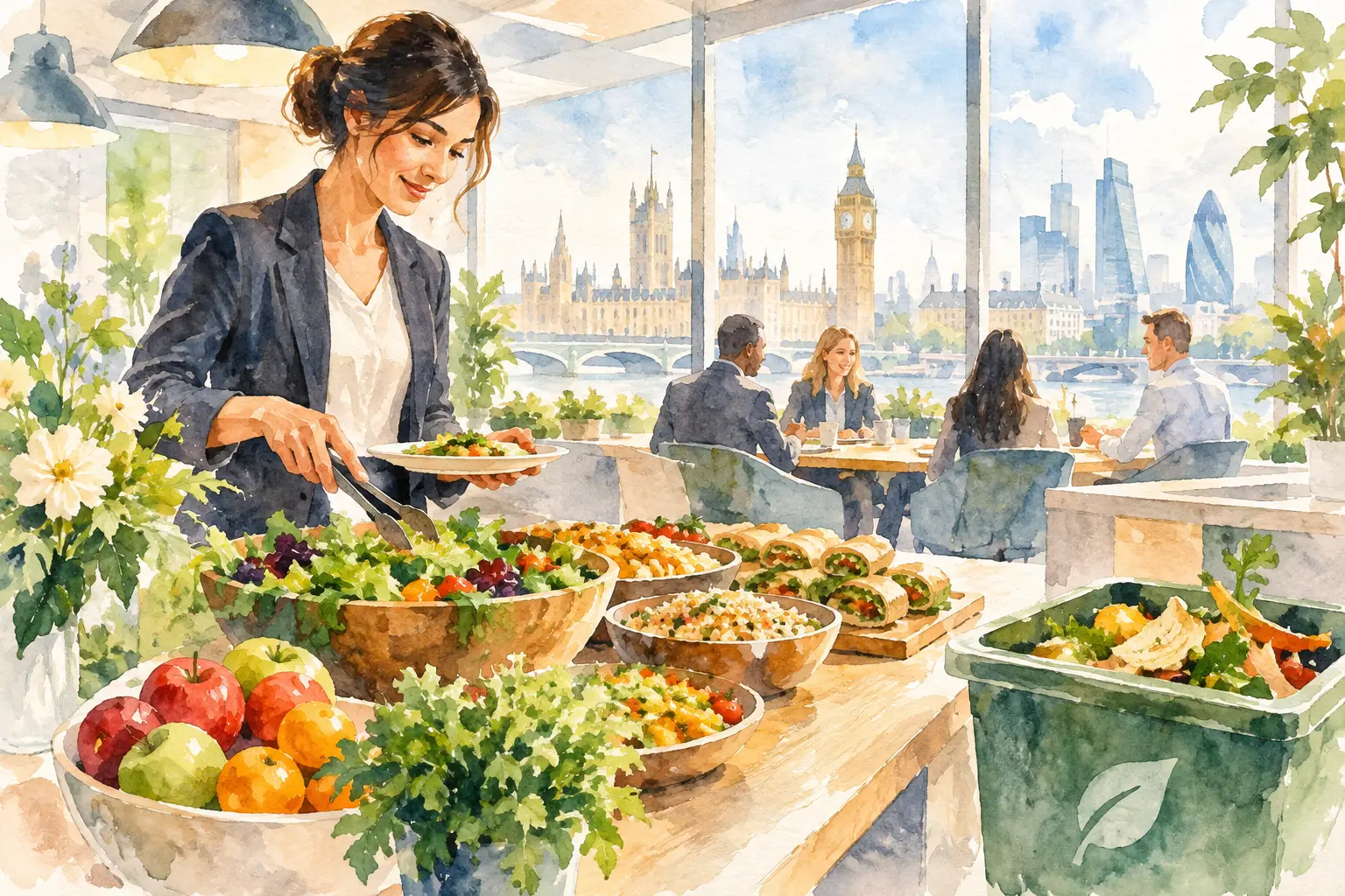 How to Prevent Catering Waste in London Offices