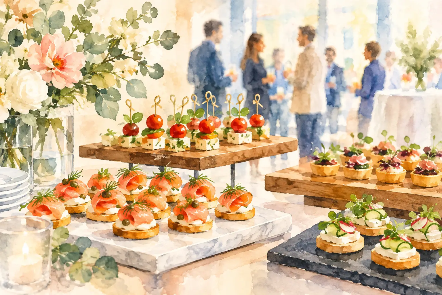 Event Canapés That Make Work Events Feel Special