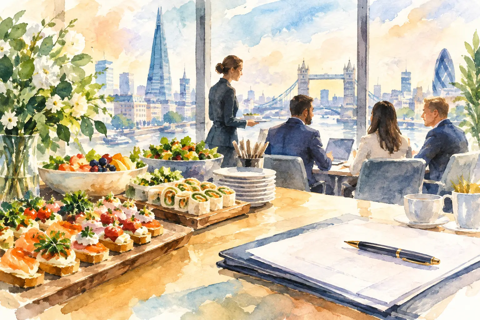 Catering Contracts Compared for London Offices