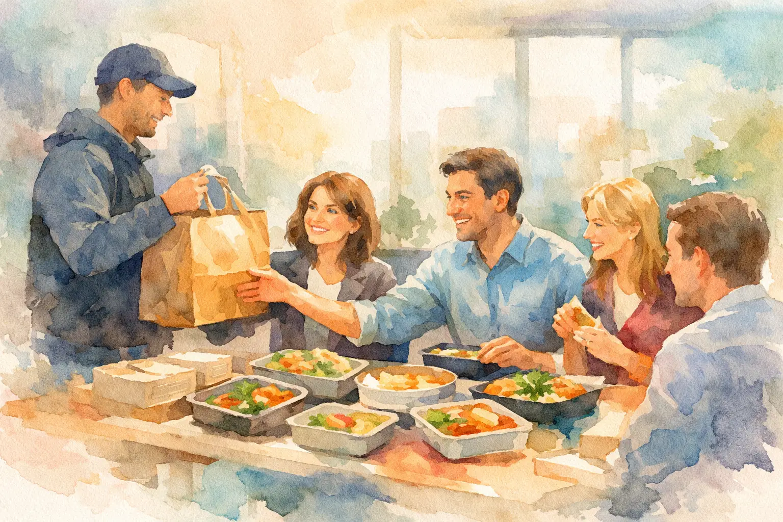 Corporate Food Delivery That Teams Look Forward To