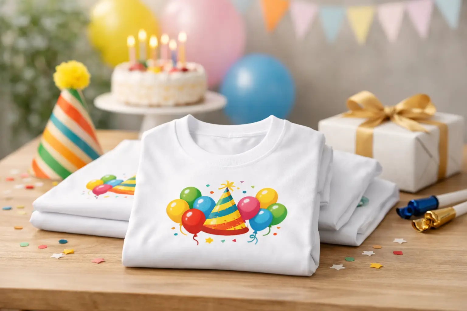 Camiseta personalizada para aniversário