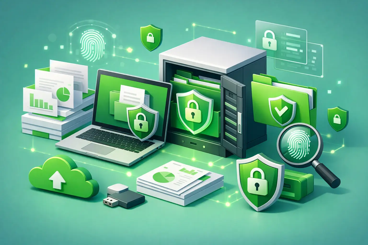 Geschäftsdokumente digital datenschutzkonform ablegen