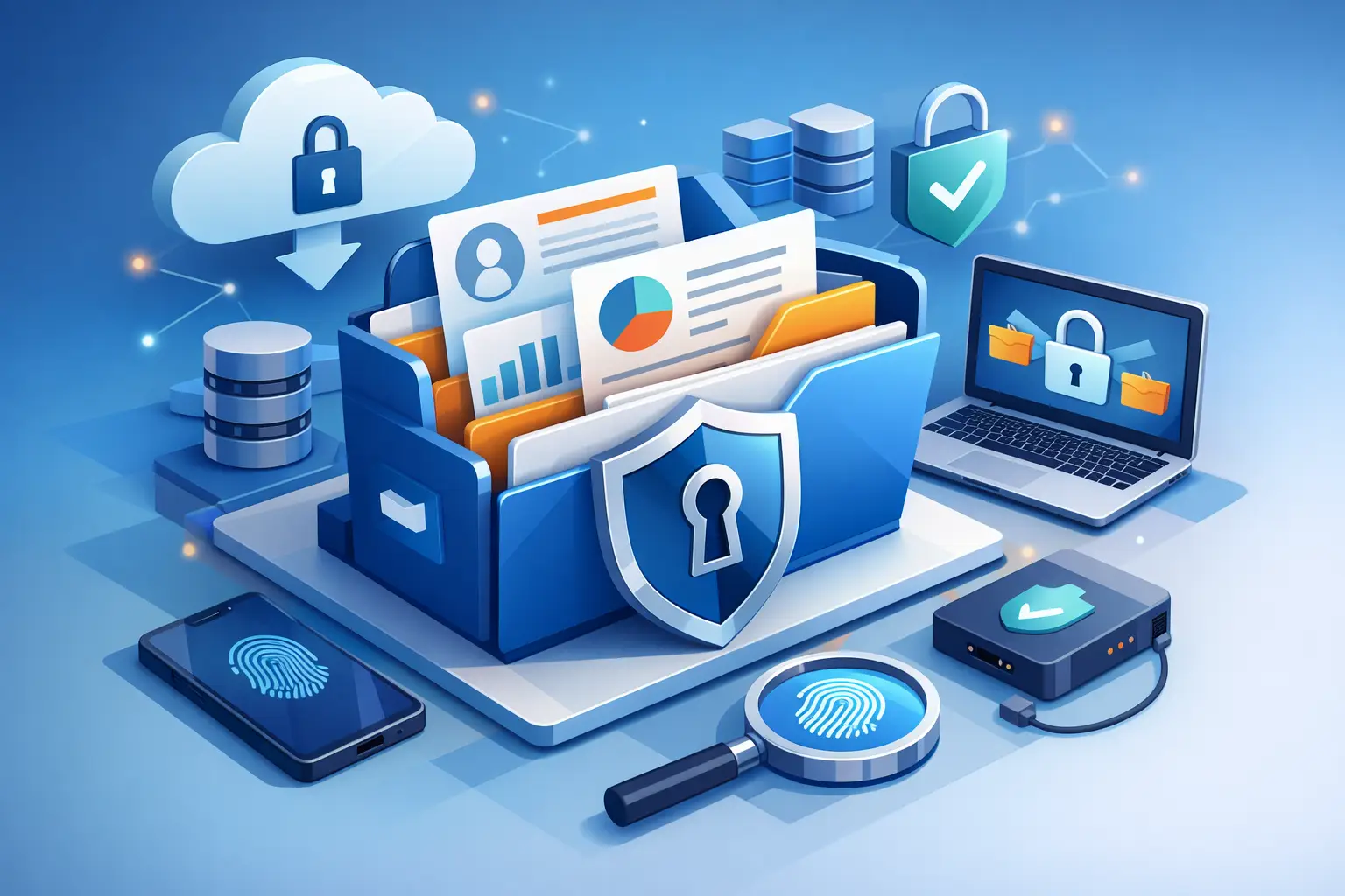 Geschäftsdokumente digital datenschutzkonform ablegen