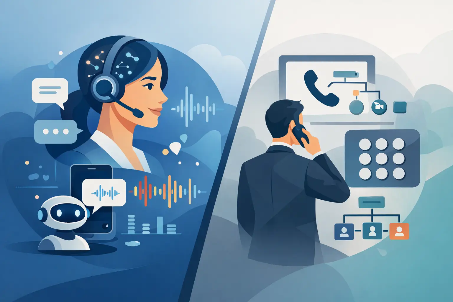 AI Voice Agent oder IVR-Menü: Was lohnt sich?