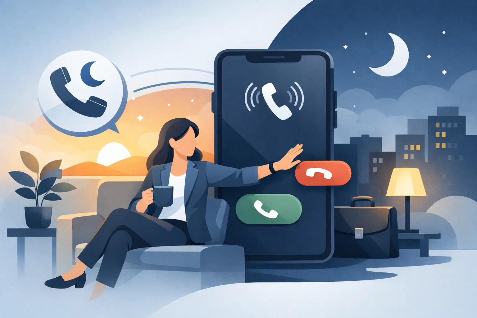 Telefonanrufe nach Feierabend abfangen
