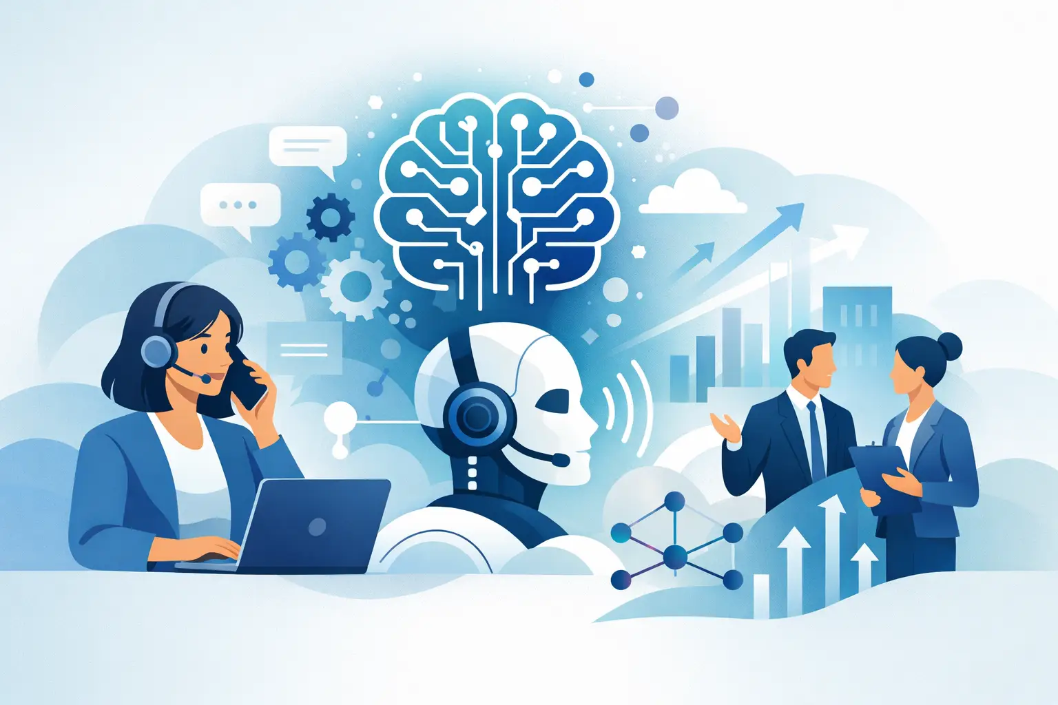 B2B-Prozesse mit AI skalieren am Telefon
