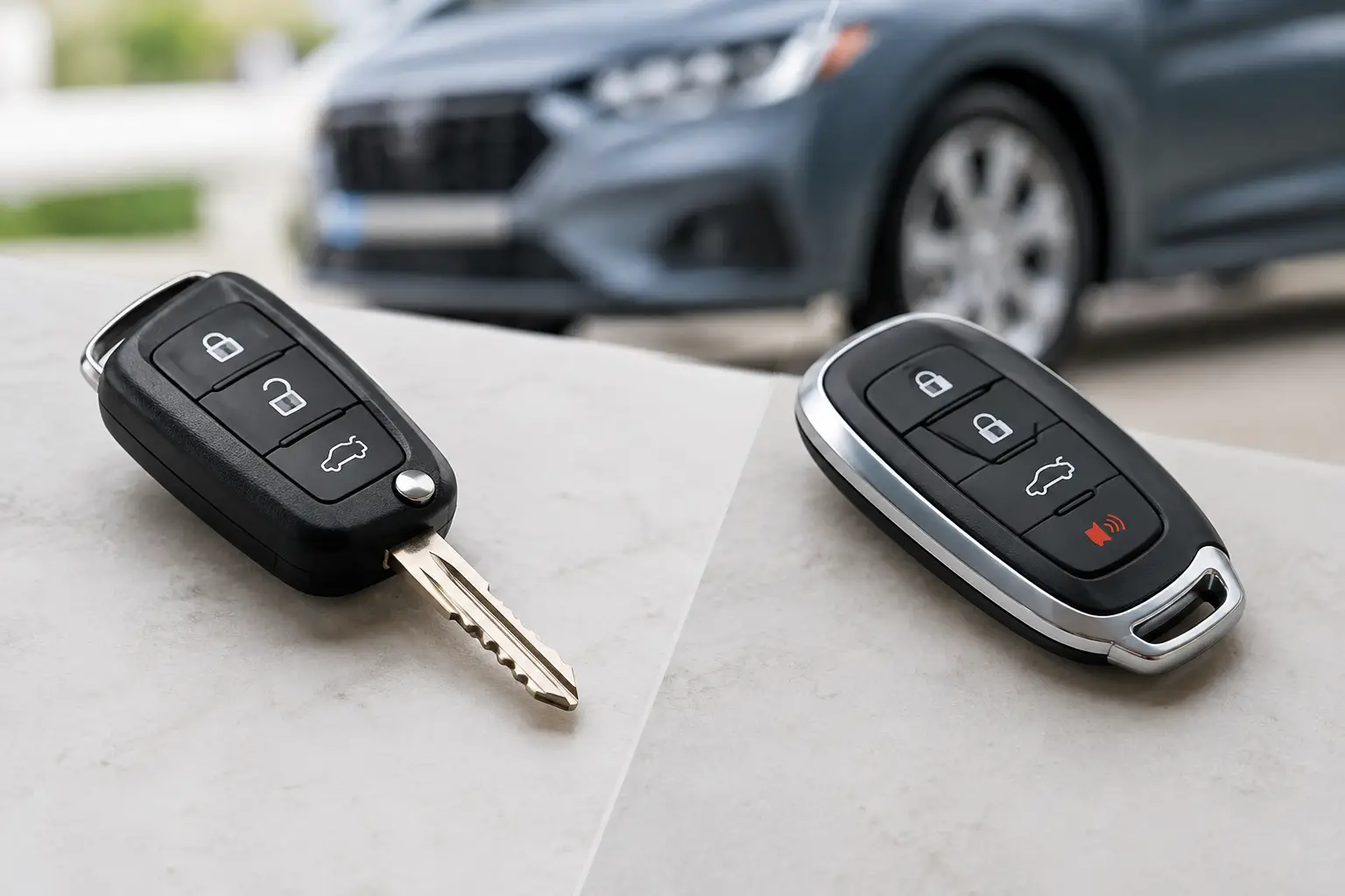 Transponder Keys Versus Keyless Entry: Key Differences