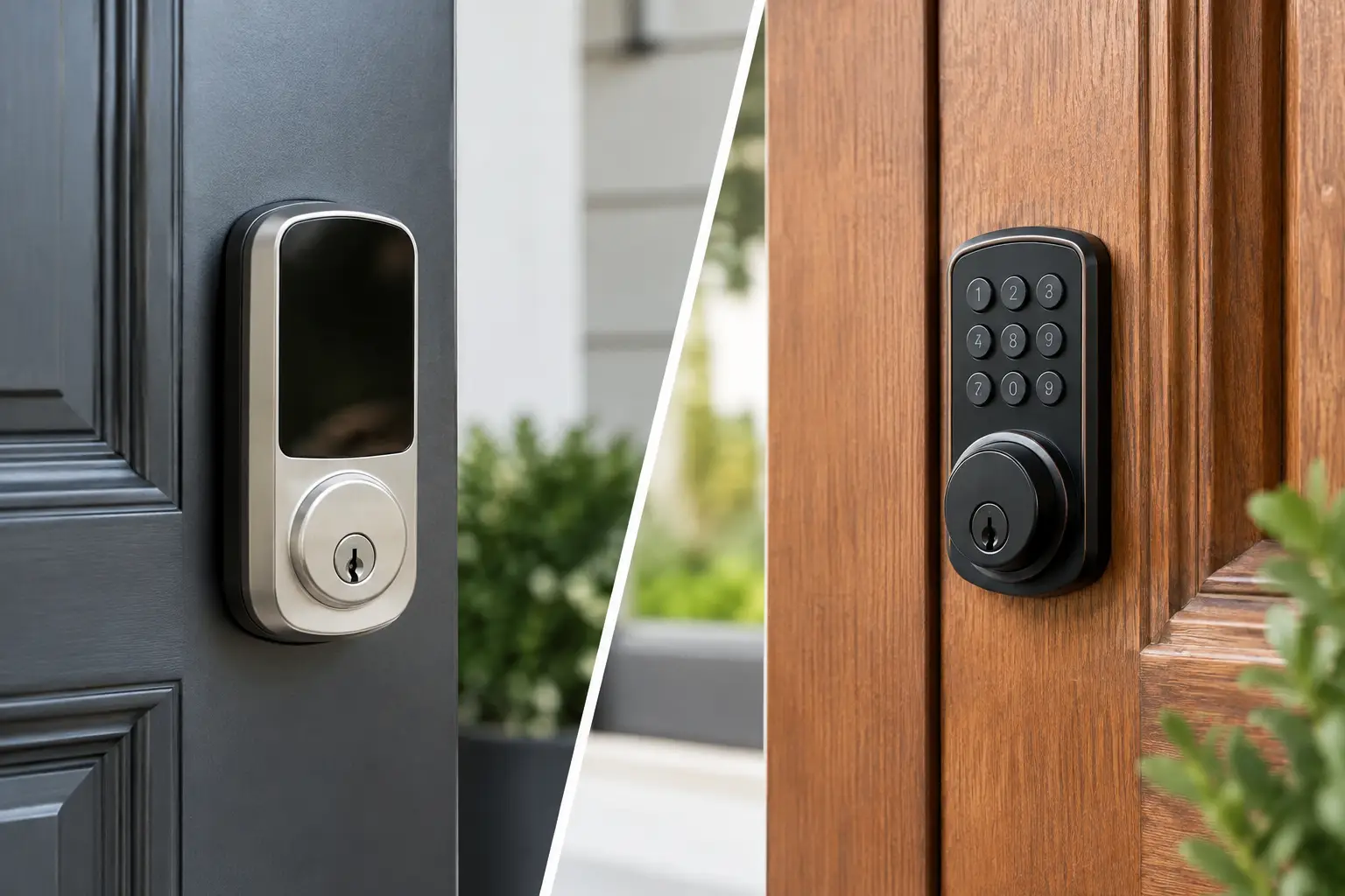 Smart Locks Versus Keypads for Your Door