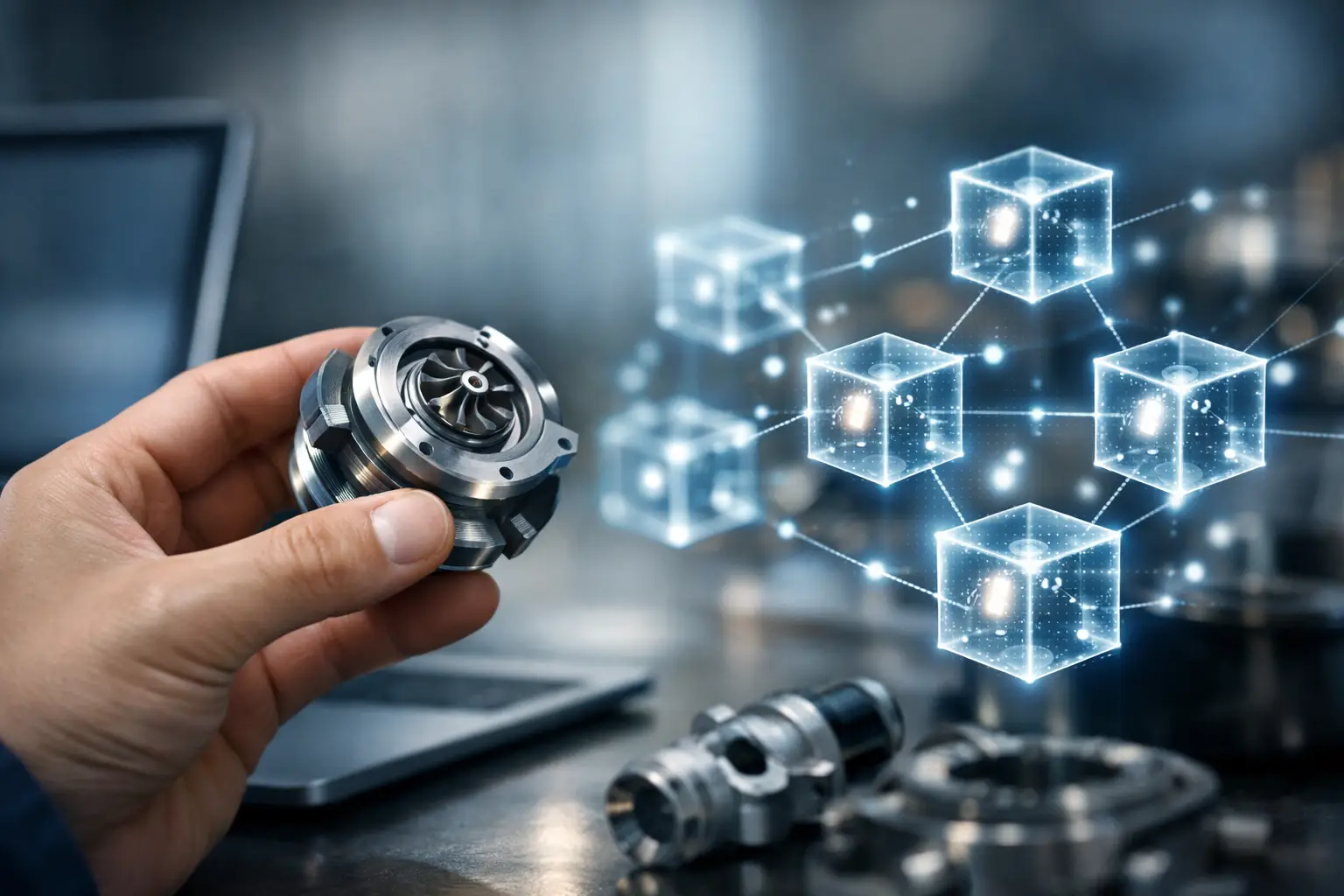 Trazabilidad blockchain para piezas singulares