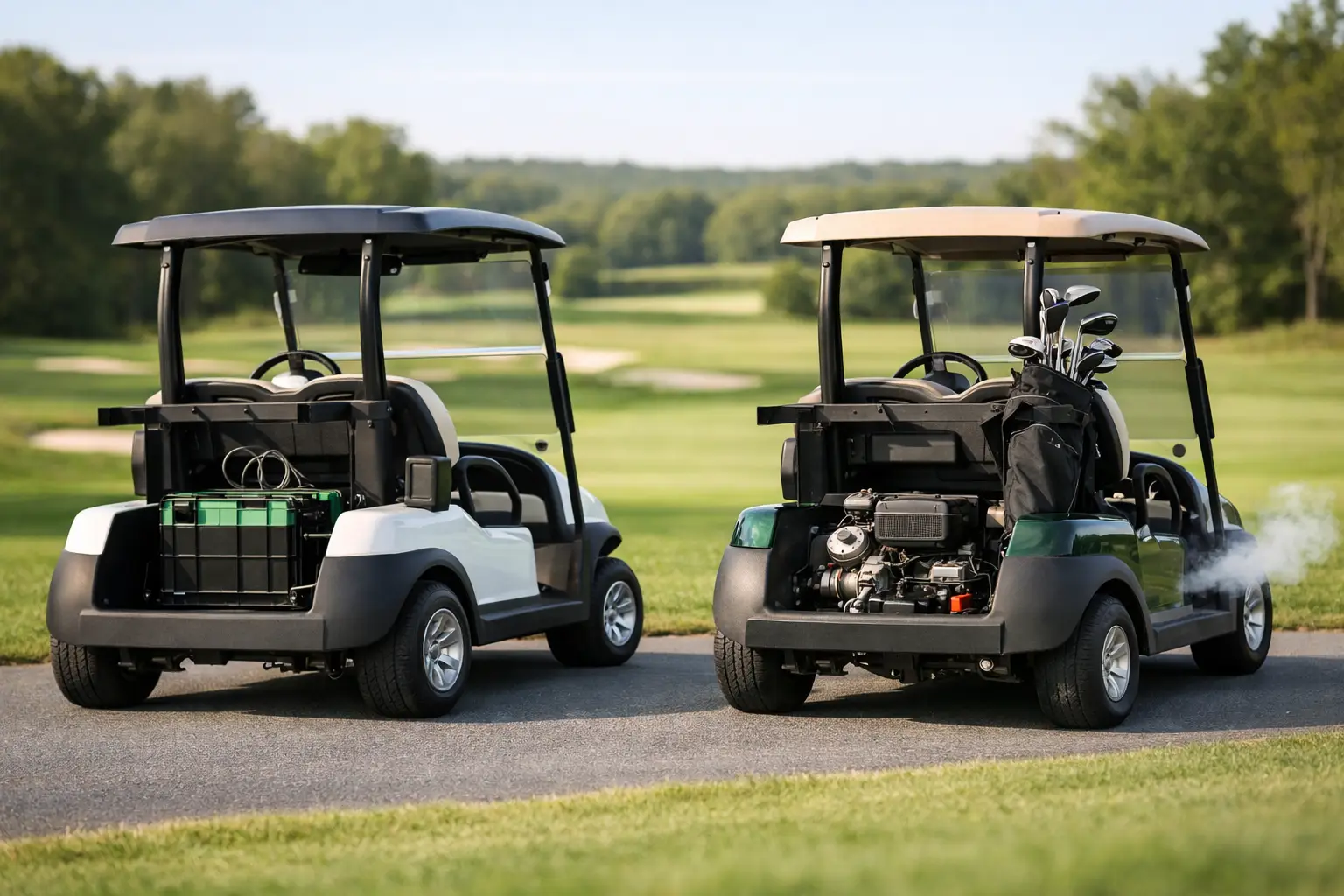Electric Versus Gas Golf Carts