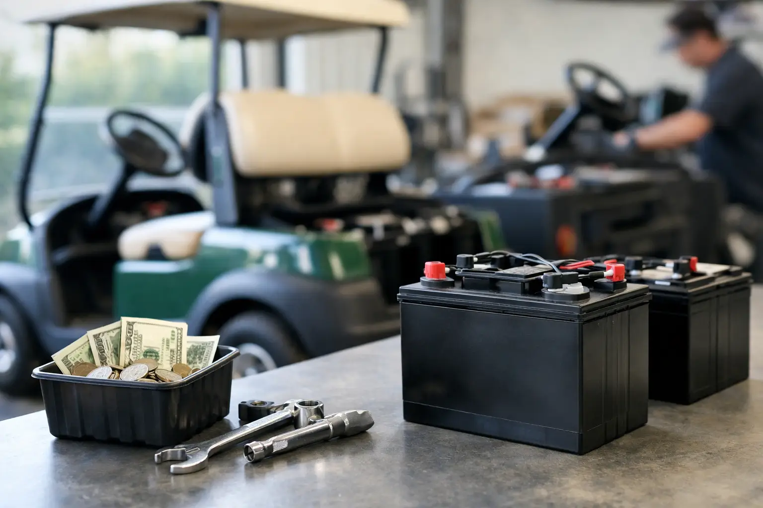 Cart Battery Replacement Cost Example for Owners