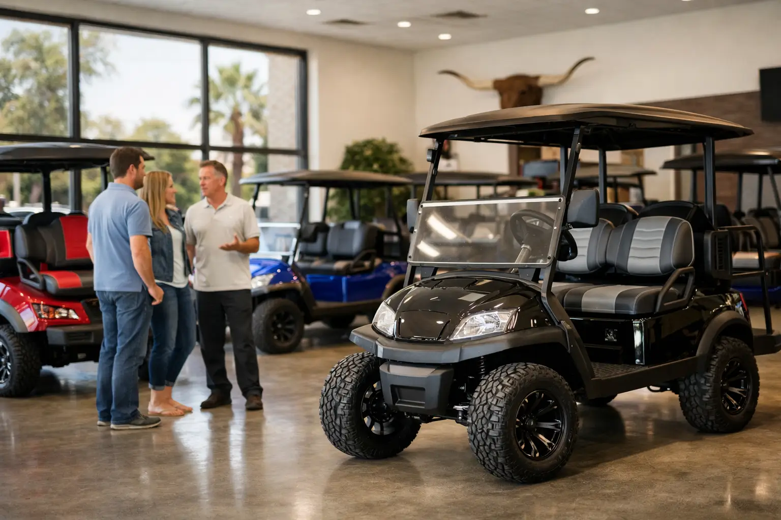 What to Expect at a Golf Cart Showroom in Texas