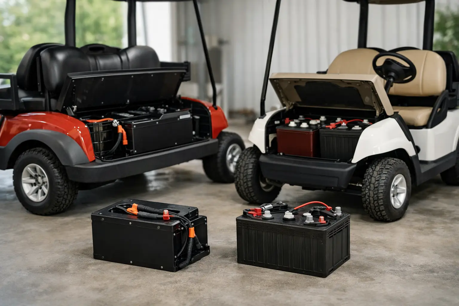 Lithium Versus Lead Acid Carts Explained