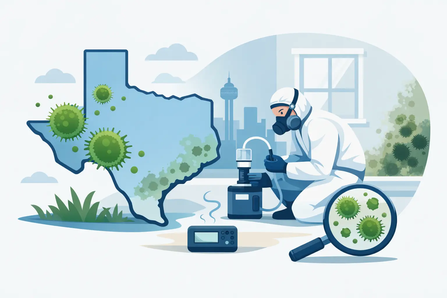 When Is Mold Air Testing Needed in Texas?