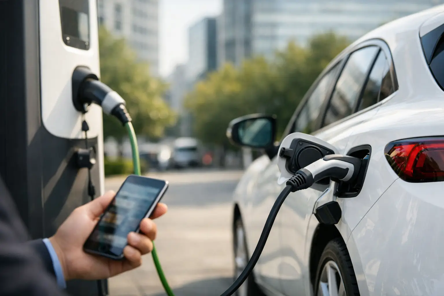 Como economizar com carro elétrico alugado