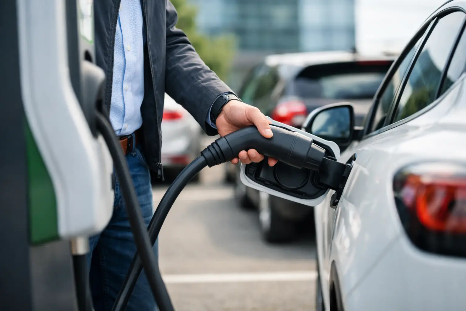 Como recarregar carro elétrico alugado