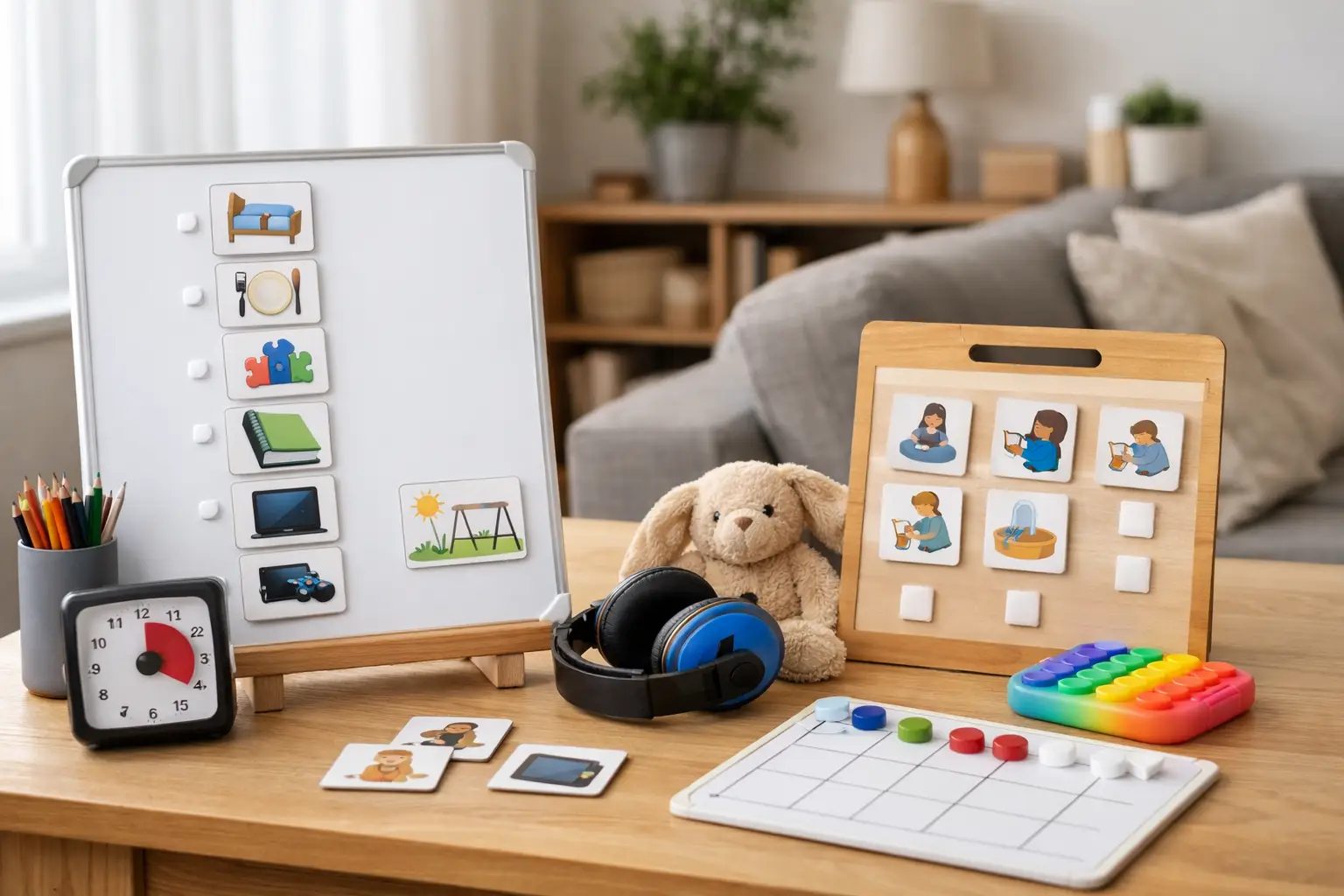 NPF-schema för barn med autism hemma