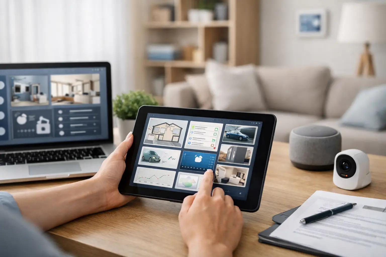 Skapa digital hemöversikt stegvis hemma