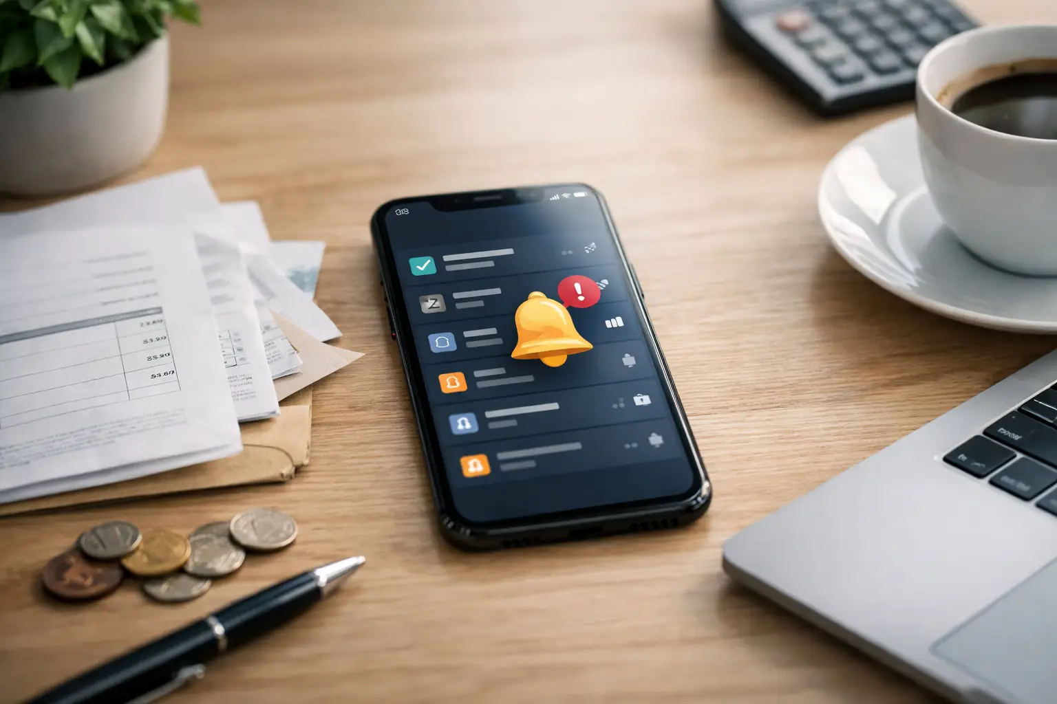 Påminnelse app för räkningar - vad som krävs